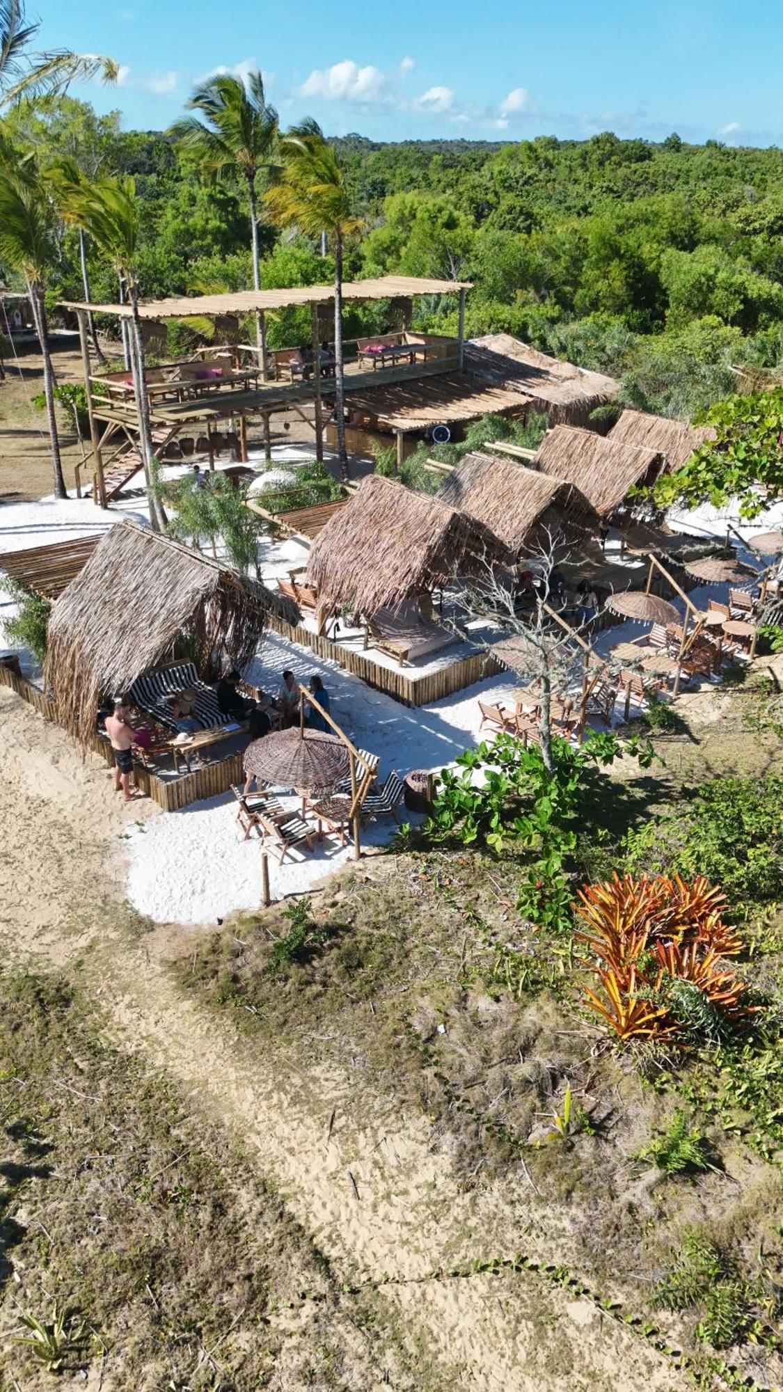 Kokar Lodge Beach Bahia Santa Cruz Cabrália Buitenkant foto